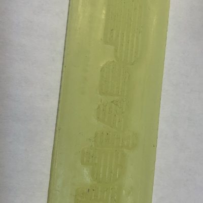 Pieza especial Luminiscente - Logo - 250mmx37mm, espesor 6mm +1mm espe logo